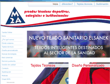 Tablet Screenshot of m2a.com.es